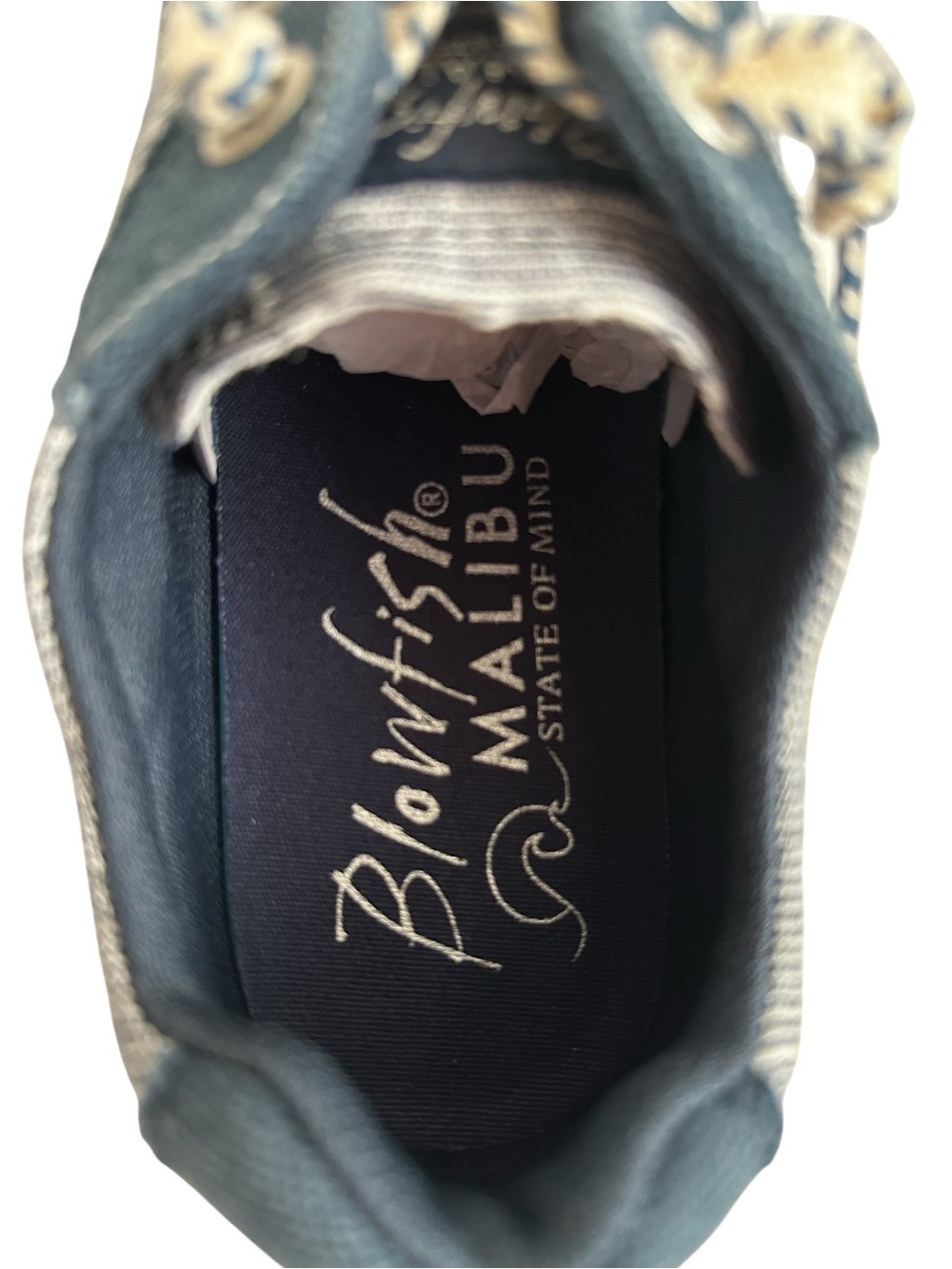 Blowfish Malibu Boardwalk Navy Canvas Sneakers Women's Size 9M NIB - Picture 6 of 10